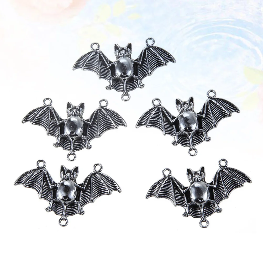 20 шт./2 упаковки, подвеска из сплава, мини-летучие мыши, серебряный кулон, подходит для браслета, ожерелья, сделай сам, ювелирные изделия, фурнитура, аксессуары ручной работы