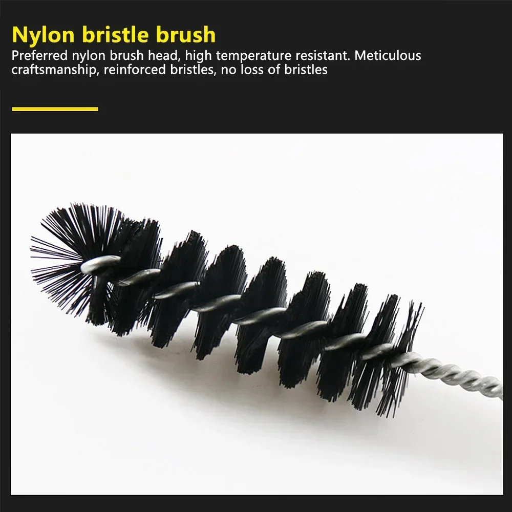 1/5pcs Car Air Door Carbon Deposit Cleaning Brush Engine Air Inlet Combustion Chamber Cylinder Nylon Bristles Brushes Tools