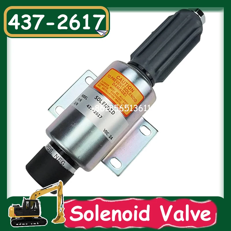 

Excavator Flameout Solenoid Valve 12V 24V 437-2617 4372617 Stop Solenoid 2370-24E2U1B5S 2370-12E2U1B5S