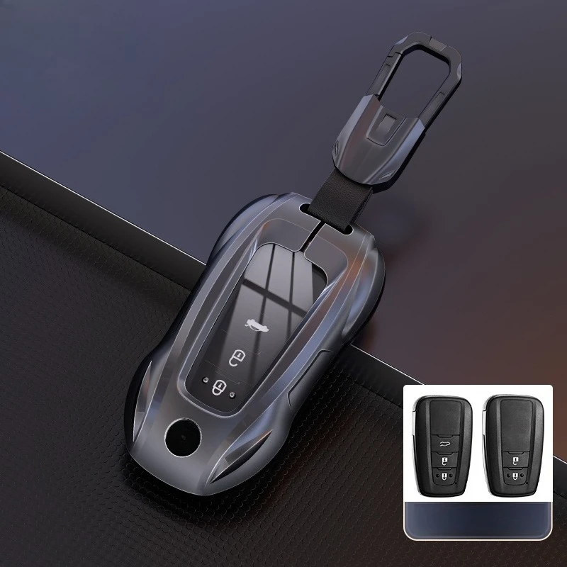 Premium Zinc Alloy Key Cover Case for Toyota Corolla / Avalon / Levin /Camry/Wildlander / RAV4 (2024) - Protective Key Fob Shell