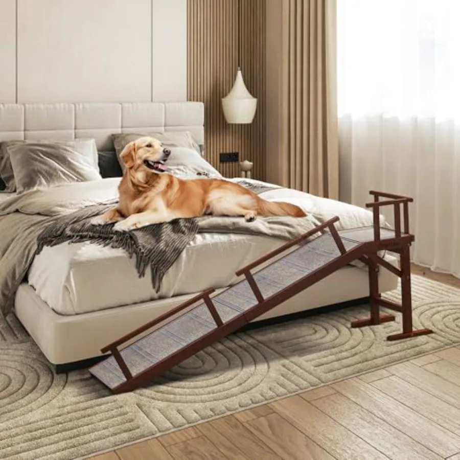 Wooden Dog Ramp with Removable Side Rail