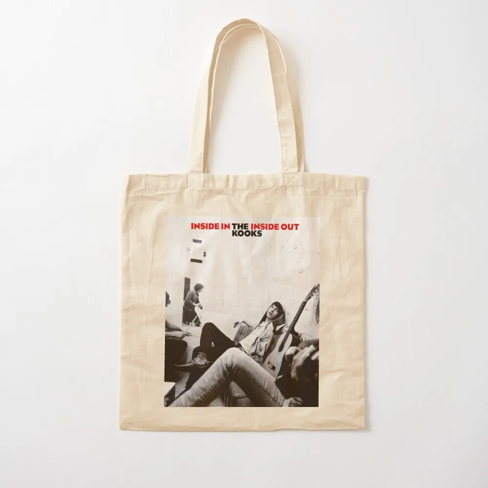 

The Kooks inside ininside out 2 Tote Bag Reusable bags shopping cart bags Eco bag Cloth bags Canvas Tote Bag