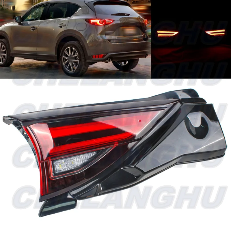 

Left Inner Side Tail Rear Lamp Light With Bulbs KB8A-51-3F0B For Mazda CX-5 2017 2018 2019 2020 2021 car assecories