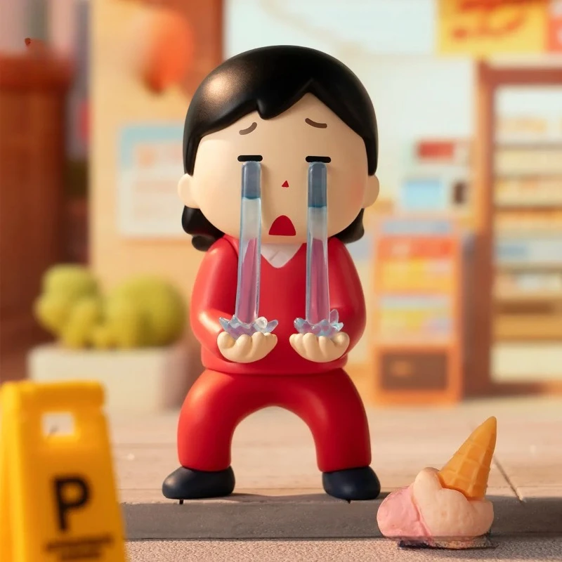 8 cm PLZDOT Illustrazione Personaggio Buona Fortuna Cieca Scatola Serie Mini Figurina Giocattolo Alla Moda Ornamento Regalo Di Compleanno Di Natale Capodanno