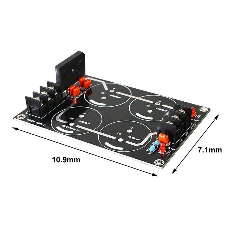 New 25A Dual Power Rectifier Filter Board Without Capacitor For LM3886 TDA7293 Amplifier