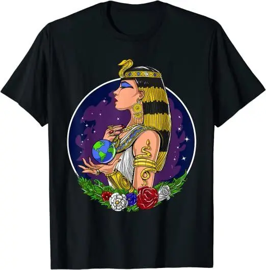 Cleopatra Ancient Egyptian Queen Design Great Gift Idea Tee T-Shirt  Unisex T-shirts for Men Women Summer  vintage