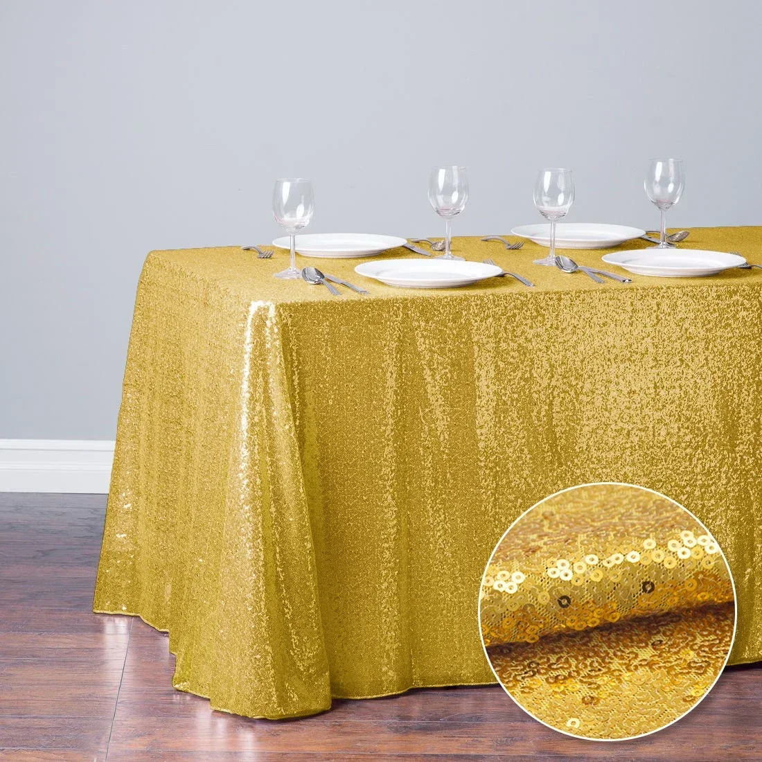 120x180cm Sequin Table Cloth Rectangular Table Cover Rose Gold Glitter Tablecloth For Wedding Birthday Party Home Decoration