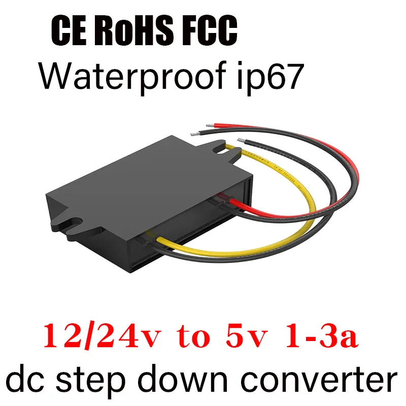 12v to 5v 1a 2a 3a dc step down converter 12v 24v to 5v 3a dc buck converter for car