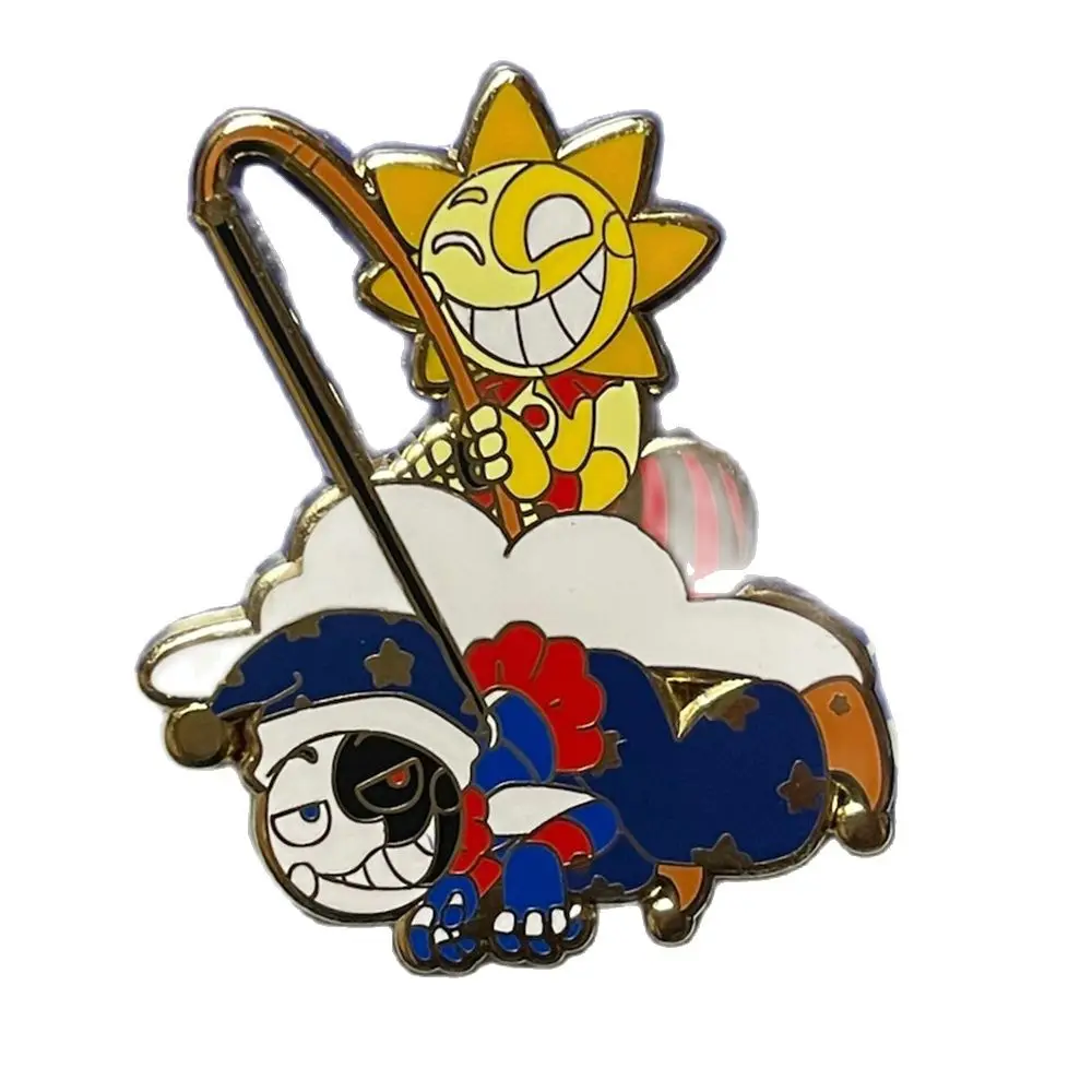 Japanese Anime Badges Cool Things Clown Pirates Pins Badge DIY Backpack Collar Brooch Personality Party Jewelry for Friends