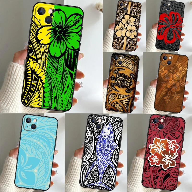 Maori Samoan Polynesian Tribal Case For Samsung Galaxy S24 Ultra S23 S22 S21 S25 S26 Ultra S10 S20 Plus S25 FE Phone Cover