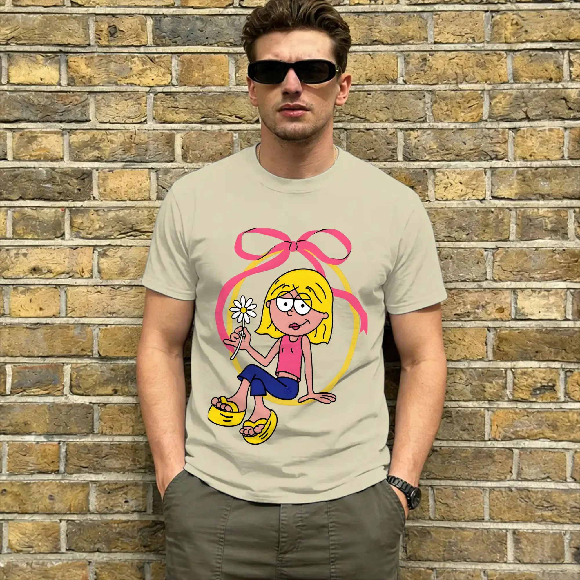 Lizzies McGuires Cotton T-Shirt For Male Summer  Aesthetic T-Shirts O Neck Harajuku Tee Shirt Plus Size Wholesale Clothes