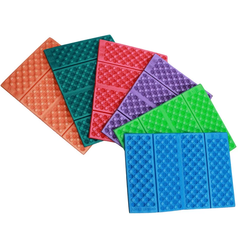 

XPE outdoor folding cushion 4-fold portable moisture-proof foam floor mat honeycomb 80-fold small seat cushion cool butt pad
