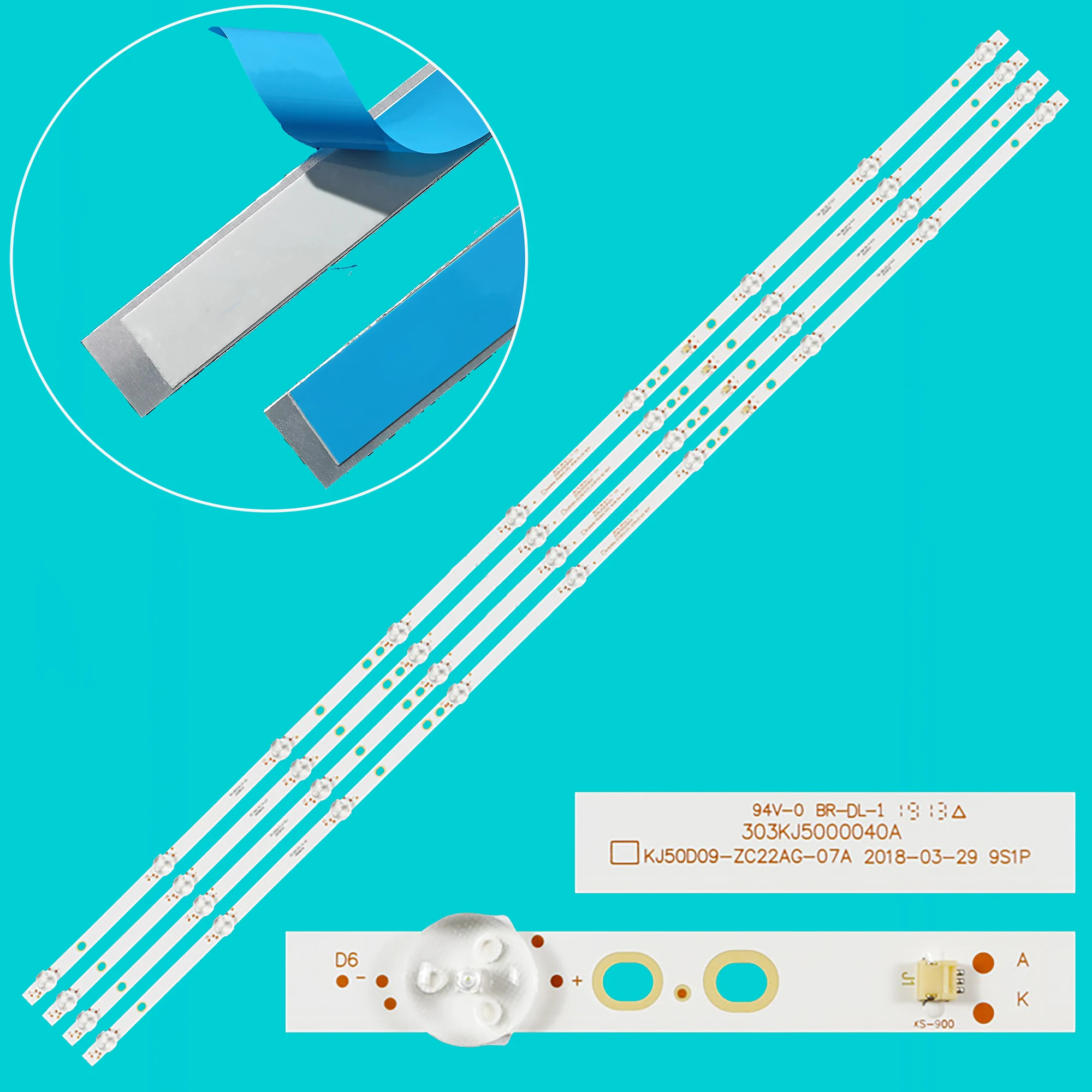 LED BackLight Strip For 50TFH5000/4K DJTV501 DJT50SF 50TFH5010/S U5100 U5000STR4K/S KJ50D09-ZC22AG-07E 50PU52TC-SM