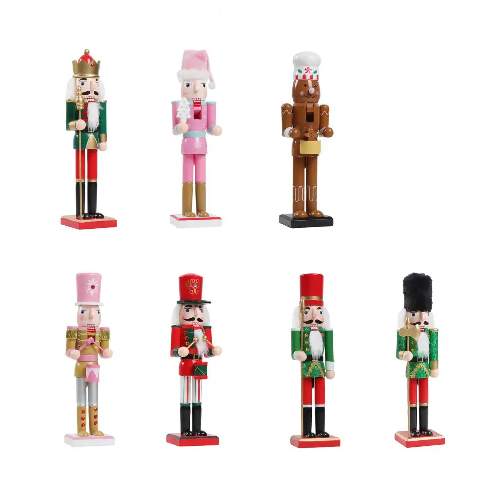 

Украшения «Щелкунчик», деревянное украшение «Щелкунчик», Рождественский орнамент «Щелкунчик», деревянная фигурка солдата, праздничная праздничная елка