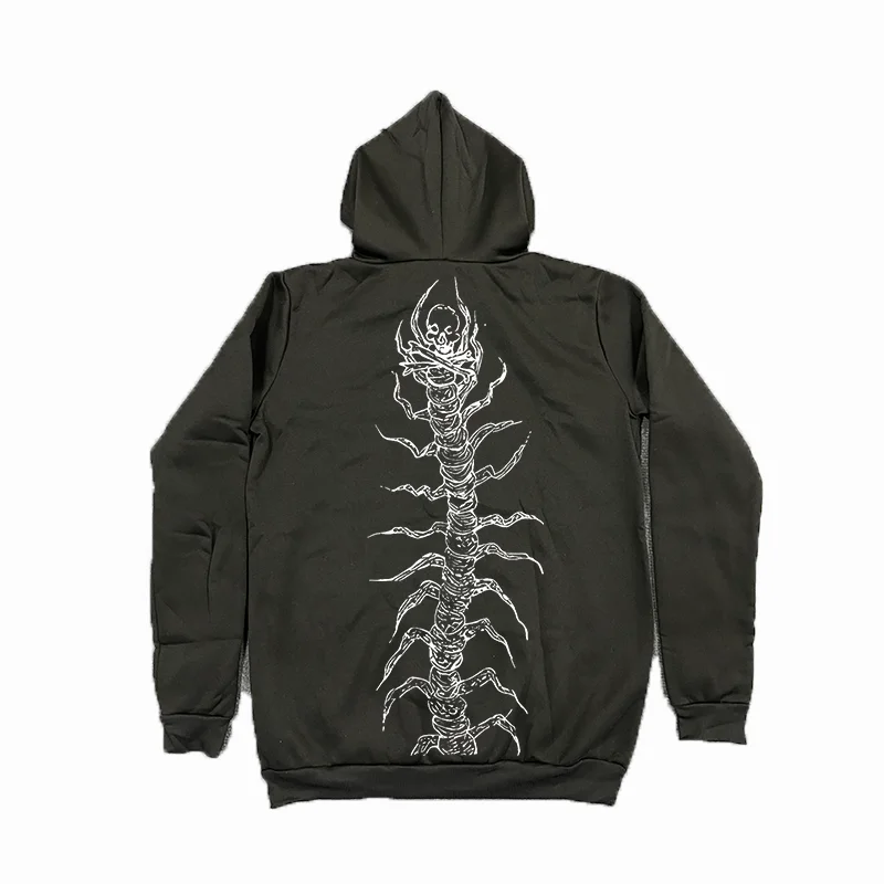 

2025 New European and American Trendy Style Fashion DIY Pattern Printed Hoodie Hoodie for Men and Women