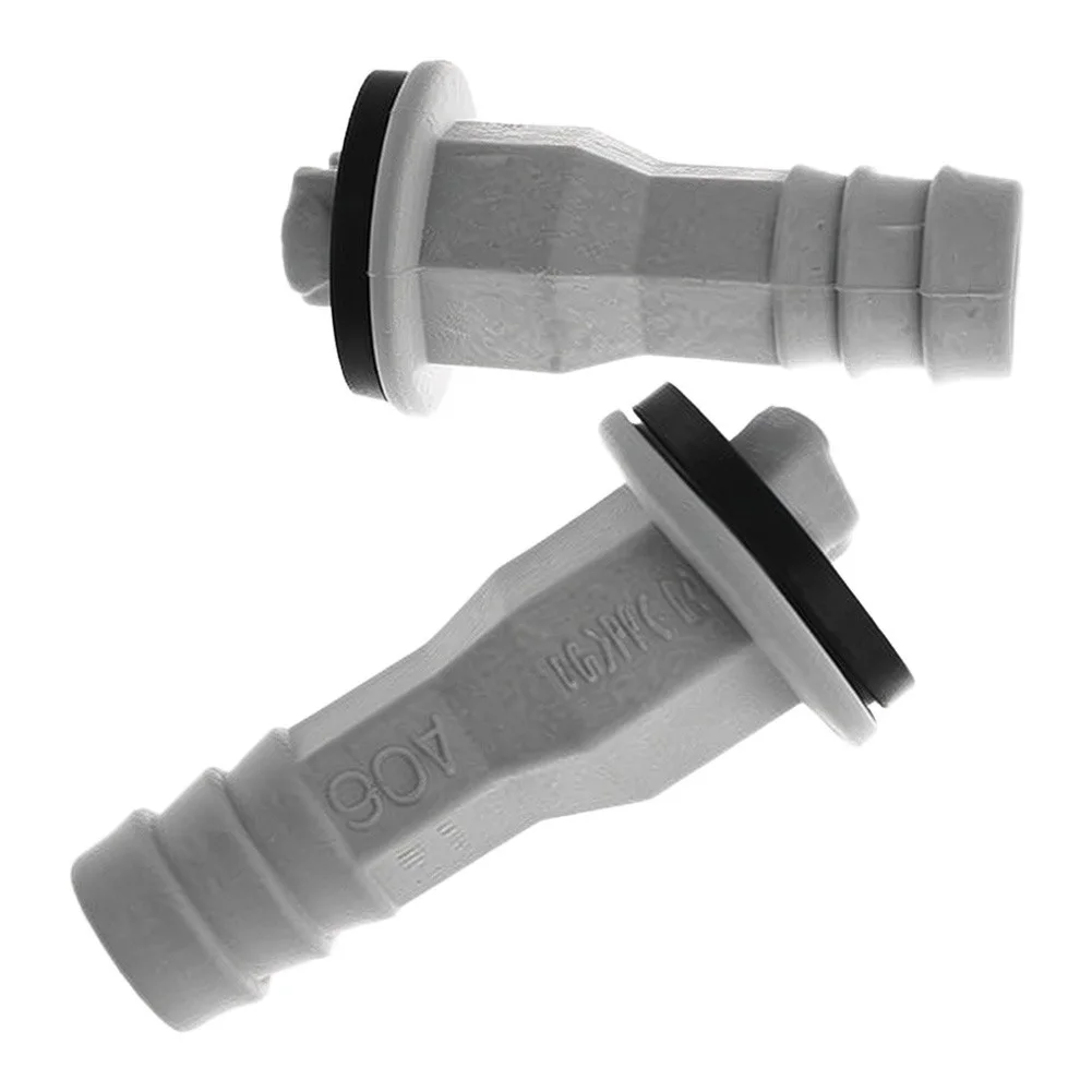 Window AC Drain Pipe Condensate Drain Fitting 44*25*18MM Air Conditioner Drain Connector Integrated Rubber Ring