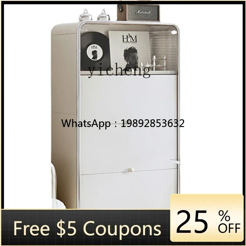 

ZC Living Room Storage Cabinet Household Children's Toy Snack Cabinet Bookshelf Locker Multi-Layer Floor Storage Cabinet