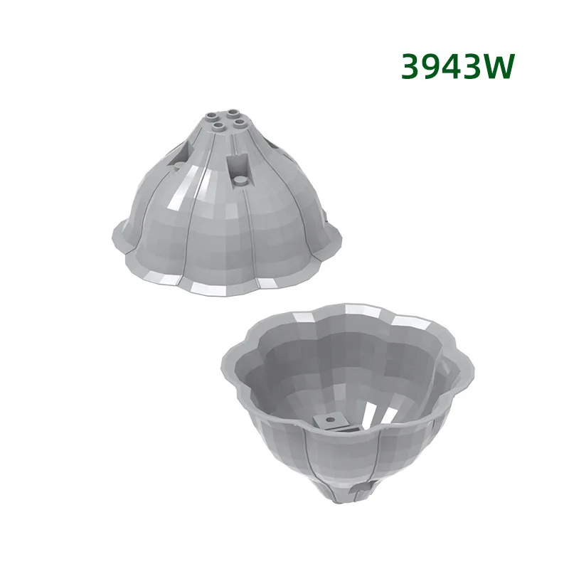 Moc 1 pçs 3943w flor em forma de torre superior blocos de construção kit telhado árvore casa parte tijolos montar partículas crianças presentes aniversário