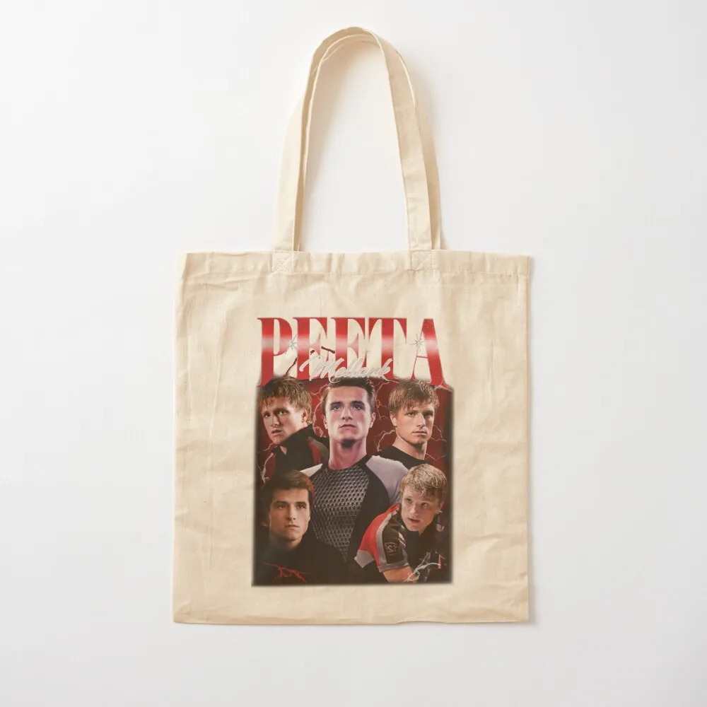 Vintage Peeta Mellark Josh Hutcherson Tote Bag Customizable tote bag tote bag men's shopper women