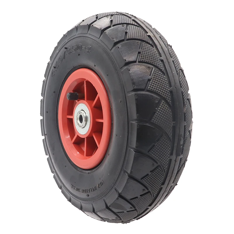 4.10/3.50-4 Rubber Inflatable Wheels Suitable for Handcart Transport Wheels Tires Tire Accessories