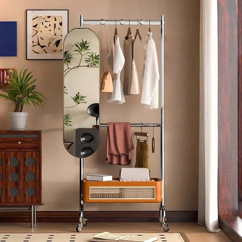 Architectural Standing Hanger Pole Coat Rack Multi Purpose Clothes Hanging Rack Design Perchero Ropa De Pie Luxury Furniture