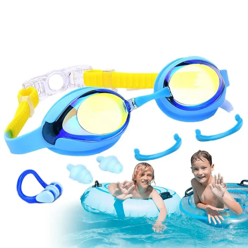 Professional Adult Anti-fog UV Protection Lens Men Women Swimming Goggles Waterproof Adjustable Silicone Swim Glasses