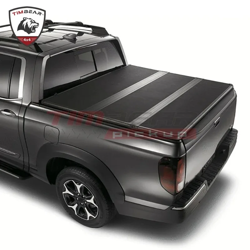 Timbear Pickup Truck Bed Cover Trifold Tonneau Cover for Honda Ridgeline