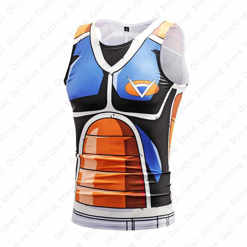 New Summer Japanese Anime Boy Casual Vest Dragon.Ball 3D Printed Sports Top KID/Adult Quick-Drying Anime Breathable Vest T-Shirt