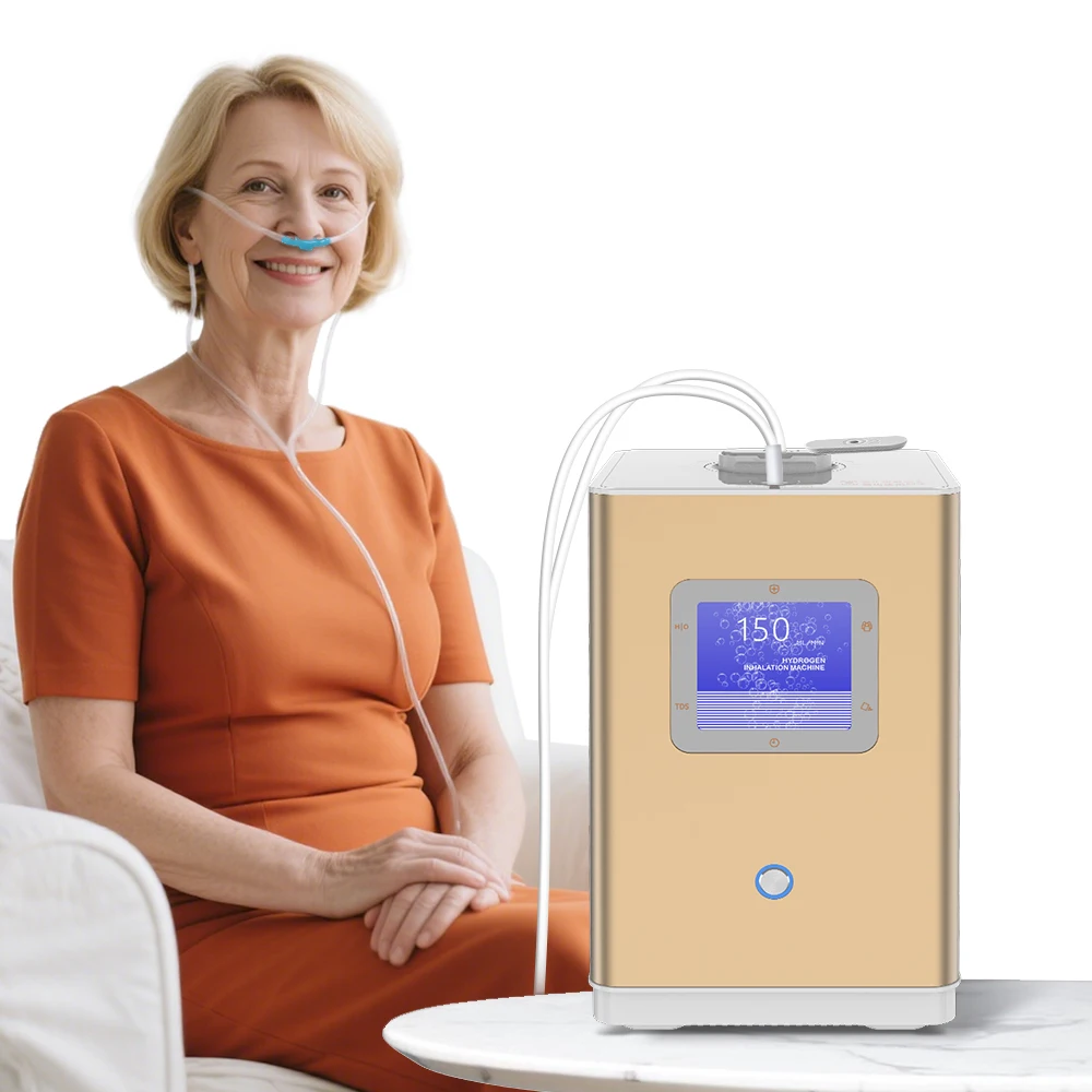 CAWOLO Hydrogen Generator,150ml H2 Oxygen Inhalation Machine Generator, 99.99% Purity Hydrogen Inhaler Machine