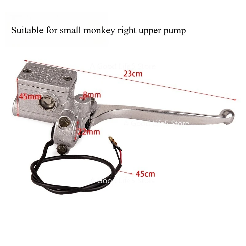 

Применитесь к Little Golden Boy Gorilla Little Monkey Bike Мотоцикл Передний дисковый тормозной насос Верхний насос Суппорт в сборе