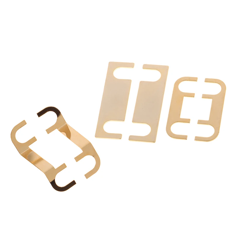 New 1Pair Speaker Pure Copper Connection Piece Four Column Double Line Sound DIY Audio Junction Box Straight Piece Thick Copper