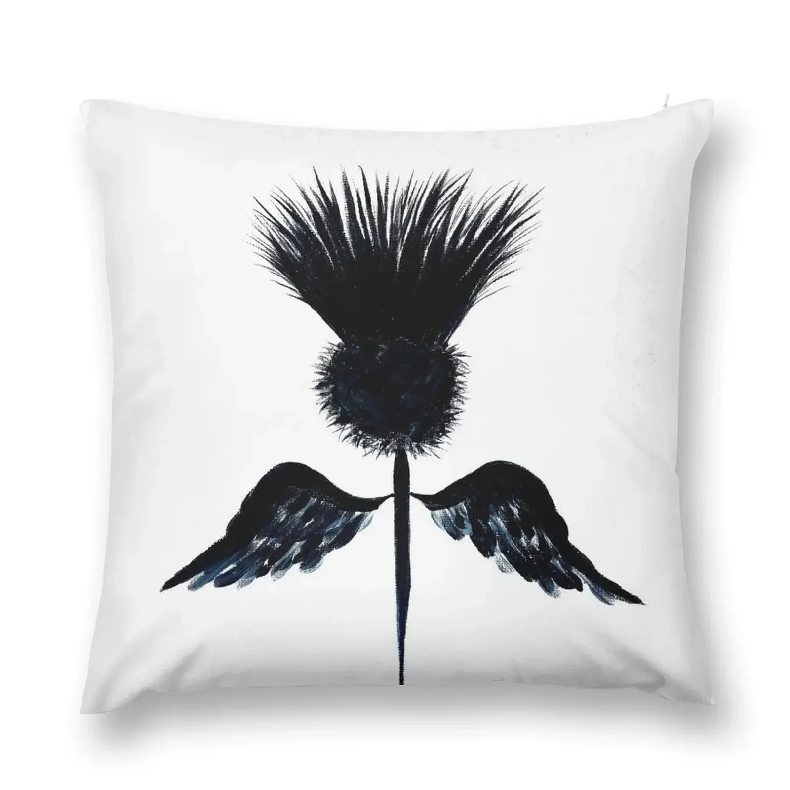 Scottish thistle black and white contemporary style Throw Pillow christmas cushions covers Sofa Cover pillow