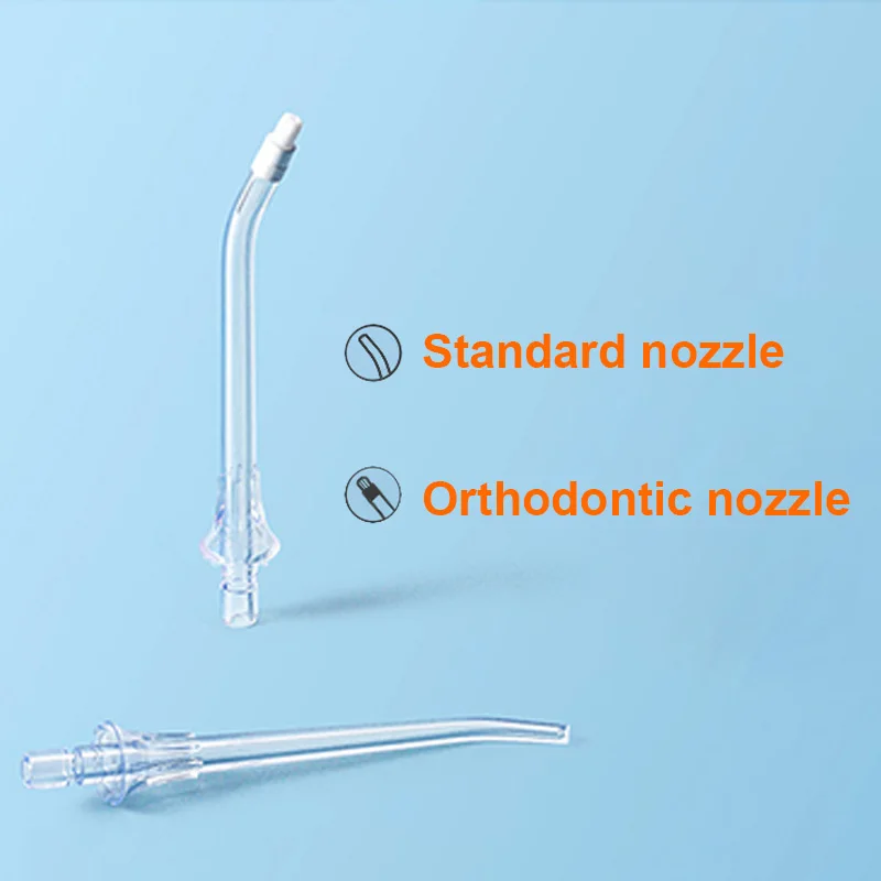 Xiaomi 4Pcs Compatible Oral Dental Irrigator Nozzle 360 Degree FDA Standard Orthodontic Waterpulse Teeth Flusher Clean Accessory