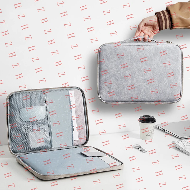 P+ Laptop Sleeve Bag Notebook Carrying Case 13 14 15 inch For Macbook Pro Air Dell