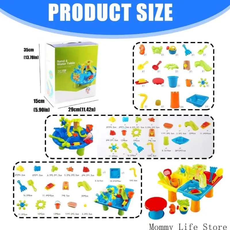 Activité d'eau jouet sable plage ensemble pour les enfants en plein air aventures cadeau d'anniversaire