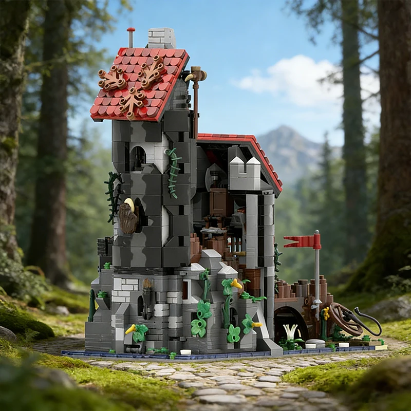 1725 pièces City Street Wolfpack The Tower BDP5 Edition MOC Blocs de construction modulaires personnalisables Éducatifs DIY Jouets de vacances pour garçons Cadeaux