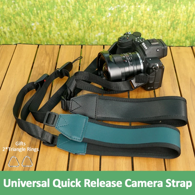 Universal Shoulder Strap Camera Neck Strap Long Length Quick Release Thick Wide Press Release for sony nikon canon fuji olympus