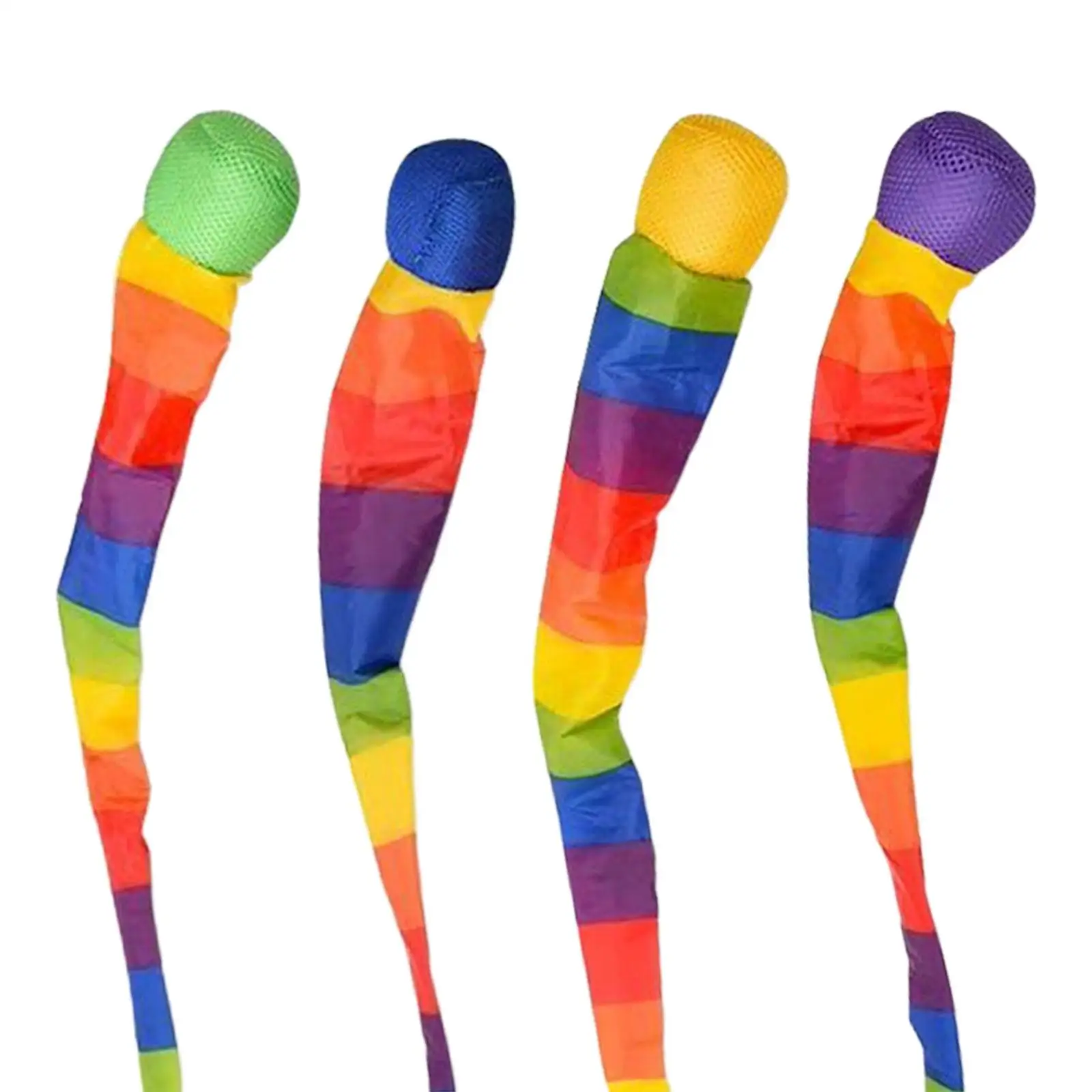 Soft Ball Child Toy Outdoor Sports with Rainbow Tails for Boy Children Gift