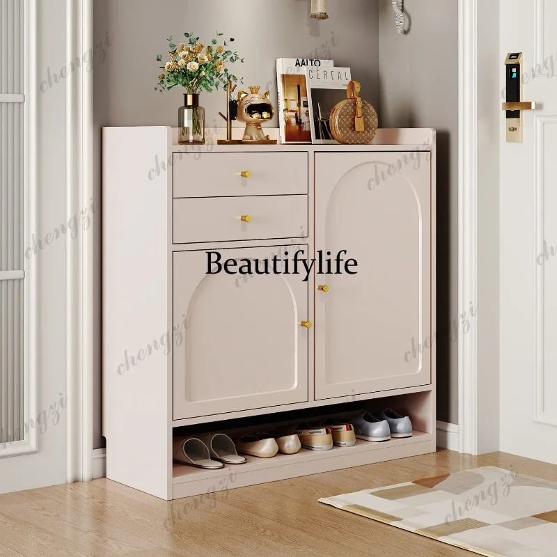 P182 High Quality Modern Shoe Cabinet Nordic Minimalist Entryway Corridor Shoe Cabinet Organizers Storage Szafka Na Buty Furnitu