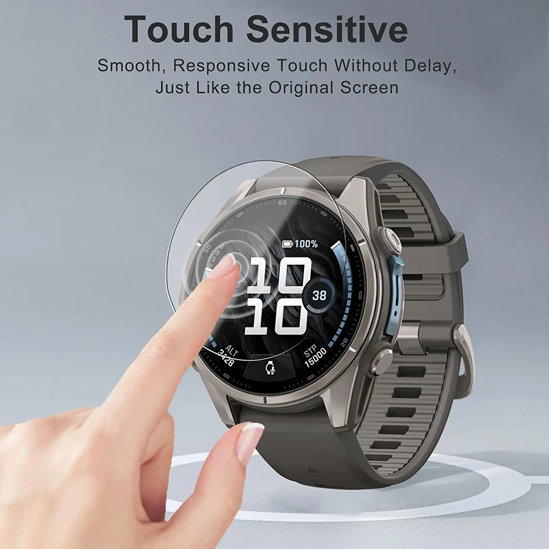 Tempered Glass Screen Protector For Garmin Fenix9 Pro 51mm 47mm 43mm Protective Cover Auto Alignment Tool Watch Film Accessories