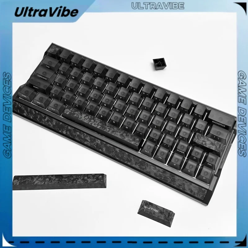 

Forged Carbon Fiber Keycaps Esc Enter Key Space Key Personality Keycaps Mechanical Keyboard Keycaps Customized Rog Accessories