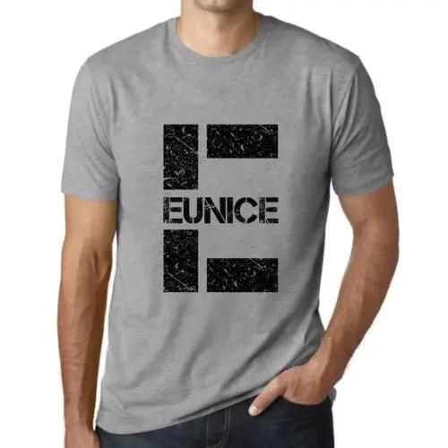 Herren Grafik T-Shirt Eunice Öko-Verantwortlich Vintage Jahrgang Kurzarm Lustige