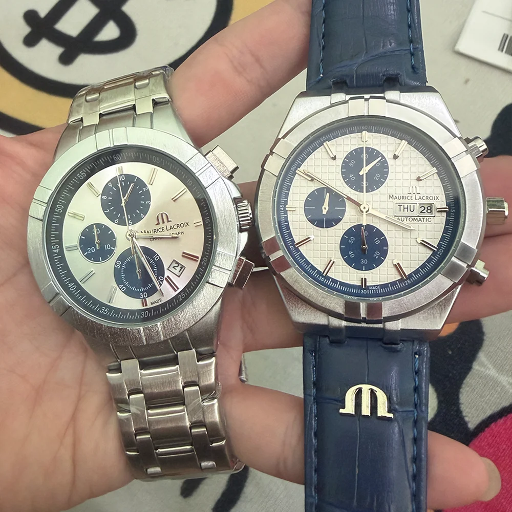 

Fashion TOP Hot Maurice Lacroix Brand Watches For Mens Multifunction Chronograph WristWatch Business Sport AAA Male AAA Clocks