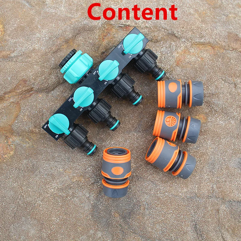 Water Hose Splitter 1 In 4 Out Manifold Valve With Individual Control Shutoff Garden Faucet Irrigation Gardening Supplies