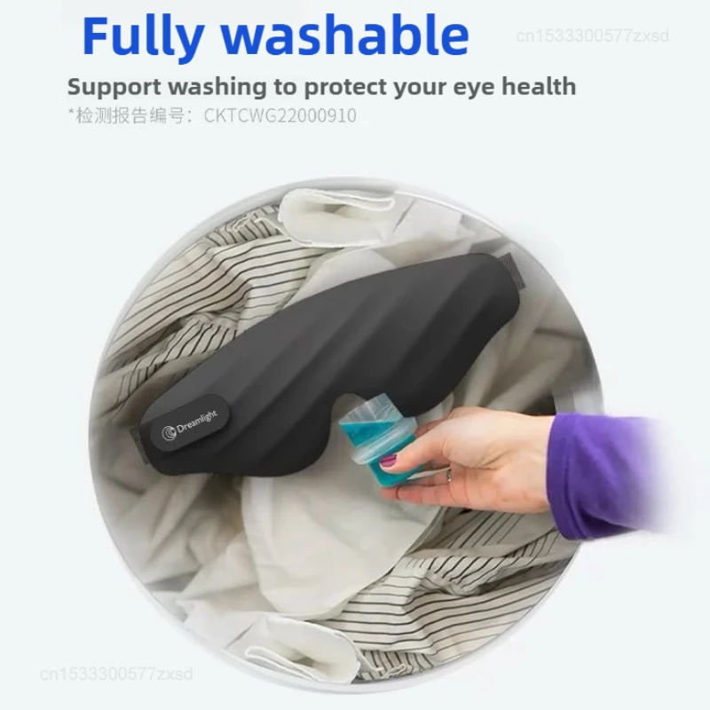 2025 جديد دريملايت 4S قناع عين النوم ثلاثية الأبعاد مجسمة للرجال النساء الكبار النوم المعونة كتلة أقنعة العين الخفيفة Slaapmasker #5