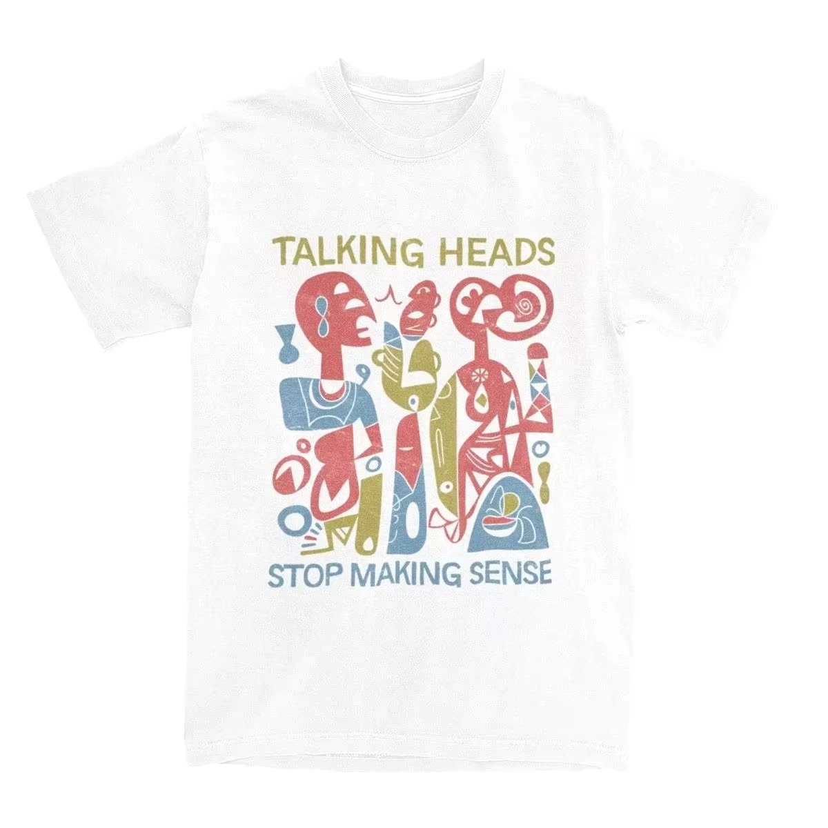 يتحدث رؤساء وقف صنع تحسس الاشياء تي شيرت روك باند عادية القطن الصيف القطن الرجال النساء تي شيرت قصير الأكمام الشارع الشهير #2