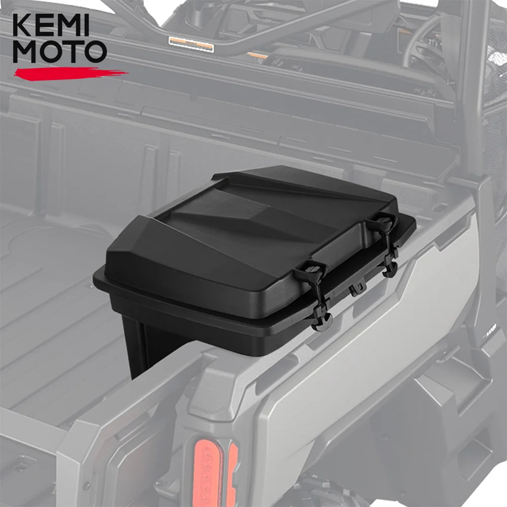 

UTV KEMIMOTO Off-Road 20L Removable Cargo Bed Storage Box for Can-Am Defender Max HD5 HD8 HD10 Max Commander 2021+