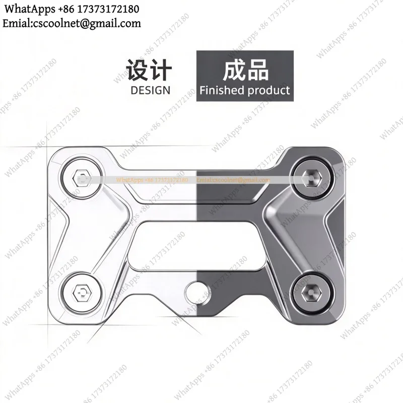 Motorbike Modification Handlebar Risers Brick Mount Handle Clamp