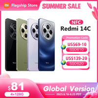 New Xiaomi Redmi 14C Global Version Immersion 6.88'' Display 50MP AI Dual Camera system Massive 5160mAh Battery 14 C