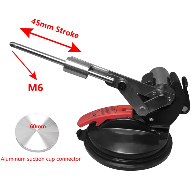 3V-24V Adjustable Speed Mini Telescopic Linear Actuator 45mm Stroke Reciprocating Mechanism Motor 60mm Aluminium Suction Cup